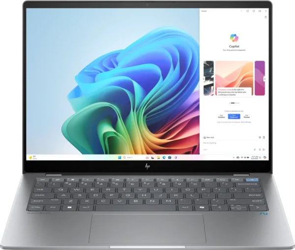 Laptop HP OmniBook X AI 14-fe0002nl | Snapdragon / Qualcomm® Snapdragon® X / RAM 16 GB / SSD Disk / 14,0″ 2.2K